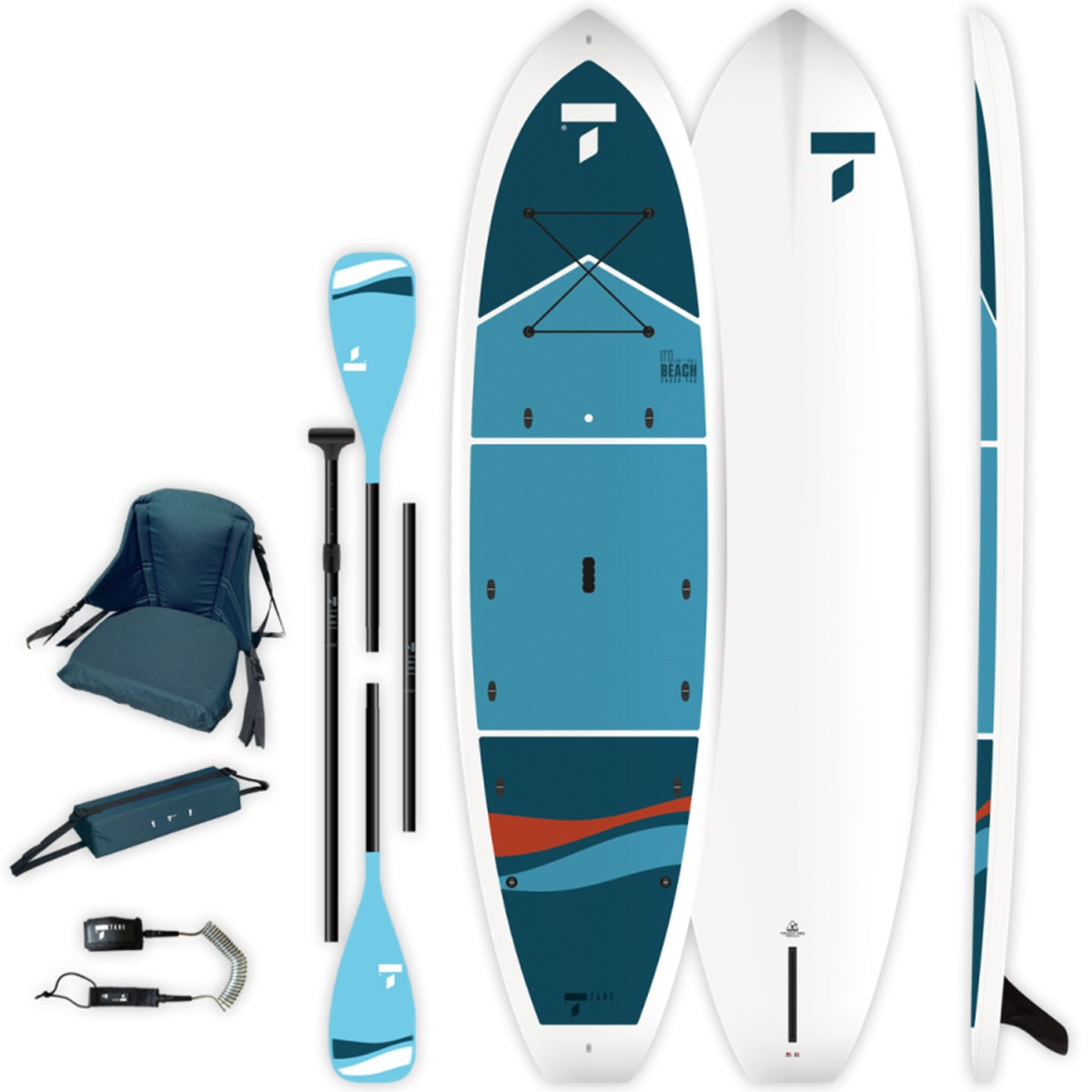 Доска SUP компл. TAHE / BIC Sport 25 CROSS TT PACK (с веслом, сиденьем, лишем, упором для ног)