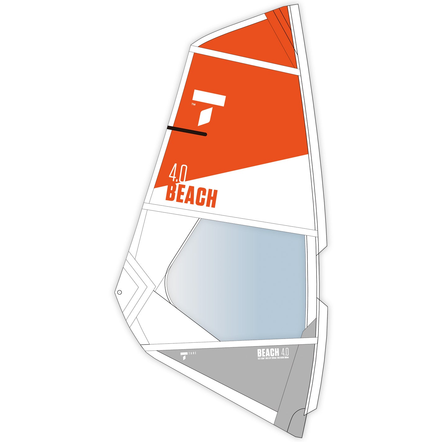 Парус компл. TAHE / BIC Sport 25 RIG BEACH