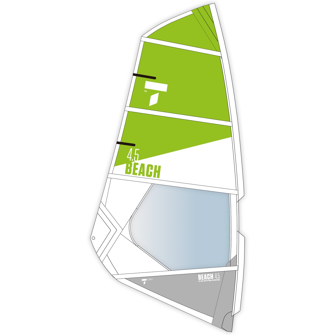 Парус компл. TAHE / BIC Sport 25 RIG BEACH