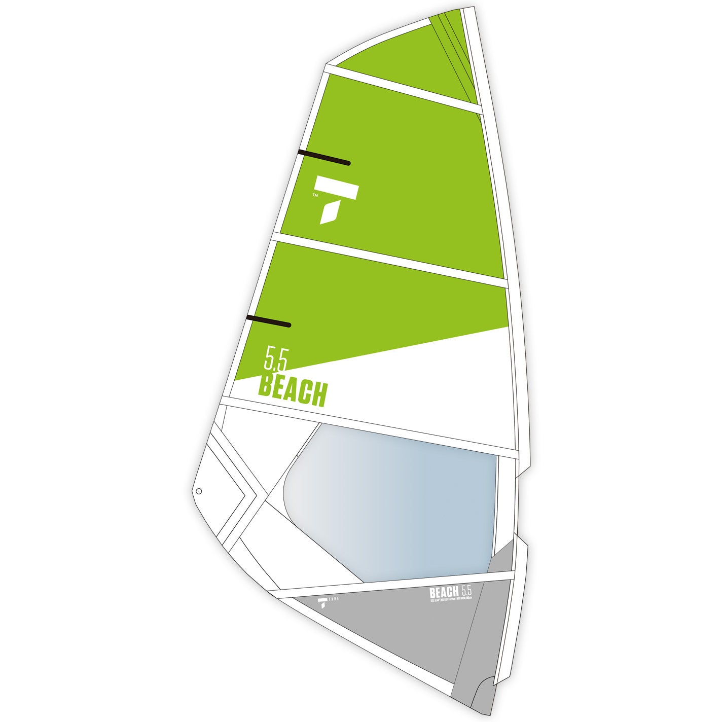 Парус компл. TAHE / BIC Sport 25 RIG BEACH