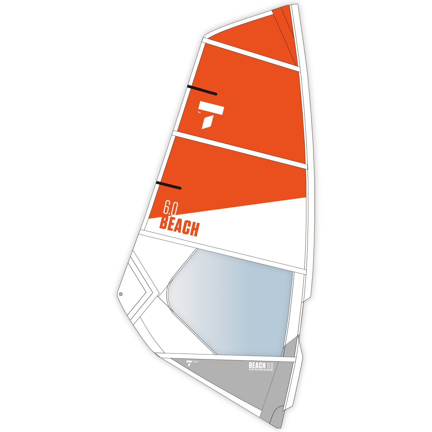 Парус компл. TAHE / BIC Sport 25 RIG BEACH